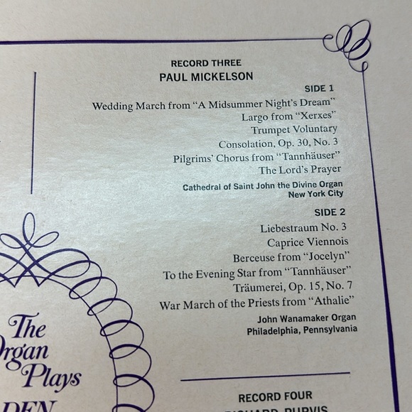 The Organ Plays Golden Favorites, 4 Record Set, Vinyl Record LP - Picture 5 of 6